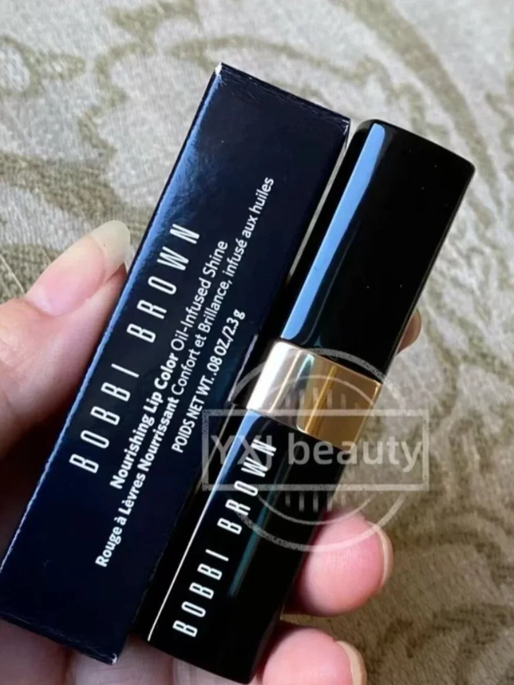 New Boxed Bobbi Brown Nourishing oil-infused Shine (Island Pink)~Full Size